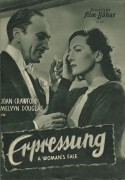405: Erpressung ( A Woman´s Face ) ( George Cukor ) Joan Crawford, Melvyn Douglas, Conrad Veidt, Osa Massen, Reginald Owen, Albert Bassermann, Marjorie Main, Donald Meek, Connie Gilchrist, Richard Nichols, Charles Quigley, Gwili Andre, Clifford Brooke, Ge