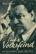 1816: Ein Volksfeind ( Henrik Ibsen ) Heinrich George, Herbert Hübner, Franziska Kinz, Carsta Löck, Hans Richter, Hubert von Meyerinck, 