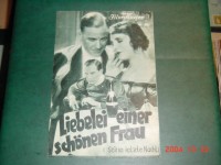 IFK: Nr: 211: Liebelei einer Frau ( Seine letzte Nacht ) Karl Ludwig Diehl, Hans Stüwe, Claire Rommer, Evelyn Holt, Hans Junkermann, Erna Moreno, Lotte Spira, Ferdinand von Alten, 