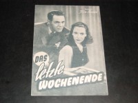 1448: Das letzte Wochenende  ( Agatha Christie )  ( Rene Clair )