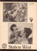 394: Station West,  Dick Powell,  Jane Greer,  Raymond Burr  ( Variante 1 )