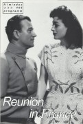 466: Reunion in France ( Jules Dassin ) Joan Crawford, John Wayne, Philip Dorn, Reginald Owen, Albert Bassermann, John Carradine, Ann Ayars, J. Edward Bromberg, Moroni Olsen, Henry Daniell, Howardda Silva, Charles Arnt, Morris Ankrum, Margaret Laurence, O