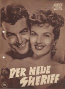 Der neue Sheriff ( Louis King ) Rory Calhoun, Corinne Calvet, Cameron Mitchell, Penny Edwards, Carl Betz, John Dehner, Raymond Greenleaf, Victor Sutherland