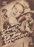 Gehasst! Gejagt! Gefürchtet!  Evelyn Keyes, Willard Parker, Larry Parks, Edgar Buchanan, Jim Bannon, Forrest Tucker, Ludwig Donath, Frank Sully, Willard Robertson, Paul E. Burns, Eddy Waller, Vernon Dent, Francis Ford, Hermine Sterler, Erlene Jan