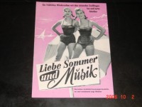 Liebe Sommer und Musik,  Isa und Jutta Günther,