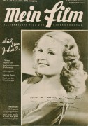 Mein Film 1947/17: Madeleine Sologne Cover, Rückseite: Cowgirl mit Berichten: Margaret Sullivan, Hermann Brix, Dorothy McGuire, Afrika spricht ( Doppelseite ) Francois Perier, 