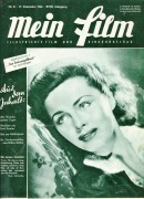 Mein Film 1948/51: Vera Molnar Cover, mit Berichten: Otto Wögerer, Oskar Werner, Gullivers Reisen, Fred Astaire, Laurence Olivier, Kay Walsh, Lotte Lang,