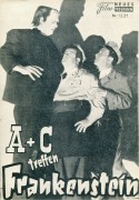 1231: Abbott und Costello treffen Frankenstein (Charles T. Barton) Bud Abbott,  Lou Costello, Lon Chaney jr., Bela Lugosi, Glenn Strange, Lenore Aubert, Jane Randolph
