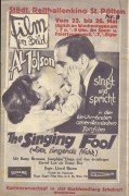 Film im Bild 09 : Der singende Narr ( Premiere Reithallenkino St. Pölten ) Al Jolson Betty Bronson