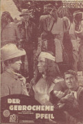 506: Der gebrochene Pfeil ( Delmar Daves ) ( rötlich ) James Stewart, Jeff Chandler, Debra Paget, Will Geer,