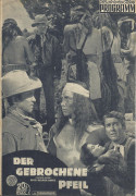 506: Der gebrochene Pfeil ( Delmar Daves ) ( dunkelblau ) James Stewart, Jeff Chandler, Debra Paget, Will Geer,