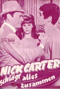 3769: Nick Carter schlägt alles zusammen (Henri Decoin)  Eddie Constantine, Daphne Dayle, Charles Belmont, J. P. Moulinot, Margo Lion, Paul Frankeur, Yvonne Monlaur, Barbara Somers, Maurice Rausselin, Andre Valmy