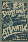 Film im Bild 28 :  Atlantic ( E. A. Duont " s ) Fritz Kortner, Else Elster, Julia Serda, Willy Forst,