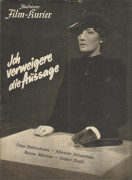 2934: Ich verweigere die Aussage ( Otto Linnekogel )  Olga Tschechowa, Albrecht Schoenhals, Gustav Diessl, Hanne Mertens, 