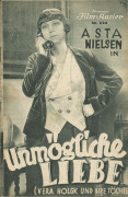 624: Unmögliche Liebe ( Vera Holgk und Ihre Töchter ) ( Erich Waschneck ) Asta Nielsen, Ery Bos,  Julius Falkenstein, Ellen Schwannecke, Elisabeth Wendt, Anton Pointner, Walter Steinbeck, Lotte Spira, 
