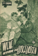 1018: Wehe wenn sie loslassen (Geza von Gziffra) Peter Alexander, Bibi Johns, Ruth Stephan, Brigitte Mira, Josef Egger, Gerold Wanke, Peter Garden, Hans von Borsody, Lucie Englisch, Helga Martin