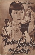 1104: In den Spelunken von Santos ( Menschenräuber am Werk ) Anna May Wong, Henry Victor, Lawrence Großmith, Rene Ray, Margaret Yarde, Victor Garland, 