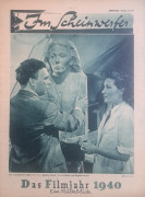 Das Filmjahr 1940 Ewald Balser, Brigitte Horney, Heinrich George, Hilde Krahl, Jud Süss, Paula Wessely, Ferdinand Marian, Kristina Söderbaum, Im Scheinwerfer Beilage mit 4 Seiten,