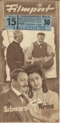 143: Schwarz auf Weiss ( E. W. Emo )  Elfriede Datzig,  Hans Moser, Hans Holt, Paul Hörbiger,