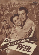 Der gebrochene Pfeil ( Delmer Daves ) James Stewart, Jeff Chandler, Debra Paget, Basil Ruysdael, Will Geer, Joyce MacKenzie, Arthur Hunnicutt, Raymond Bramley, Jay Silverheels