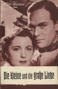 1996: Die kleine und die große Liebe  ( Aufkleber ) Jenny Jugo, Gustav Fröhlich, Rudi Godden, Erika von Thellmann, 
