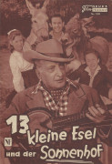 1399: 13 kleine Esel und der Sonnenhof (Hans Deppe) Hans Albers, Karin Dor, Marianne Hoppe, Gunnar Möller, Günther Lüders, Werner Peters, Joseph Offenbach, Robert Meyn, Josef Dahmen, Erna Sellmer, Marga Massberg