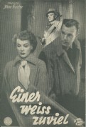 1075: Einer weiss zuviel,  Ann Sheridan,  Ross Elliot,