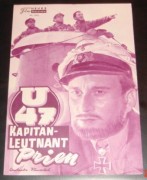 1013: U47 Kapitän-Leutnant (Harald Reinl) Joachim Fuchsberger, Dieter Eppler, Sabrina Sesselmann, Harald Juhnke, Ute Hallant, Olga Tschechowa, Richard Häussler, Ernst Reinhold, Raidar Müller, Mathias Fuchs, Rolf Weih, Rolf Möbius