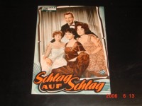 1204: Schlag auf Schlag (Geza von Cziffra) Peter Alexander,  Mara Lane, Wolfgang Wahl, Ralf Walter, Ingrid Andree, Ruth Stephan, Ernst Waldow, Erich Fiedler, Brigitte Mira, Bum Krüger, Ewald Wenck, Hans Schwarz, Fredy Rolf, Bärbel Spanuth, Werner Stock