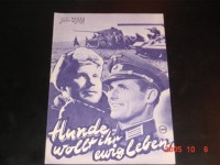1311: Hunde wollt ihr ewig leben (Frank Wisbar) Horst Frank,  Joachim Hansen, Peter Carsten, Wolfgang Preiss, Alexander Kerst, Richard Münch, Gunnar Möller, Günter Pfitzmann, Paul Hoffmann, Wilhelm Borchert, Klaus Behrendt, Joseph Fröhlich, Klaus Hellmold