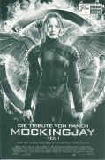 13156: Die Tribute von Panem - Mockingjay Teil 1 ( Francis Lawrence ) Jennifer Lawrence, Josh Hutcherson, Liam Hemsworth, Woody Harrelson, Elizabeth Banks, Julianne Moore, Donald Sutherland, Philip Seymour Hoffman, Jeffrey Wright, Stanley Tucci, Willow Sh