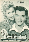 132: Der Bettelstudent (Werner Jacobs) ( grün ) Waltraut Haas,  Gunther Phillipp, Gerhard Riedmann,  Elma Karlowa, Gustav Knuth, Fita Benkhoff, Rudolf Vogel, Dick Price, Ellen Kessler, Alice Kessler, Karl Lieffen, Jost Siethoff