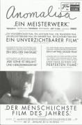 13382: Anomalisa ( Duke Johnson, Charlie Kaufman ) David Thewlis, Jennifer Jason Leigh, Tom Noonan