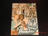 1342: Die Nacht vor der Premiere (Georg Jacoby) (Farbe) Marika Rökk, Theo Lingen, Wolfgang Lukschy, Peer Schmidt, Wolfgang Neuss, Ursula Grabley, Louis Armstrong, Erna Sellmer, Wiebke Paritz, Carl Voscherau, Ruth Hagen