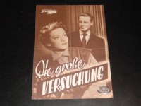 1477: Die große Versuchung (Rolf Hansen) Ruth Leuwerik,  Dieter Borsche, Renate Mannhardt, Carl Wery, Rudolf Reif, Franz Schafheitlin, Harald Holberg, Heinz Göbel, Ado Riegler, Paula Braend, Marion Morell, Claus Biederstaedt, Paul Bildt, Edith Schultze-We