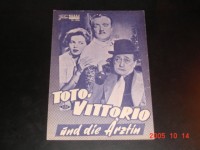 1636: Toto, Vittorio und die Ärztin (Toto,  Vittorio de la Dottoressa) (Camillo Mastrocinque) Vittorio de Sica, Toto, Abbe Lane, German Cobos, Amelia Perellla