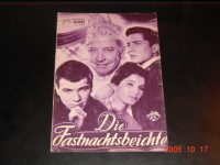 1985: Die Fastnachtsbeichte (William Dieterle) Christian Wolff, Hans Söhnker, Gitty Daruga, Götz George, Friedrich Domin, Berta Drews, Hilde Hilebrand, Grit Böttcher, Ursula Heyer, Helga Schlack, Helga Tölle, Rainer Brandt, Herbert Tiede, Milena von Eckar