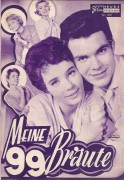 1187: Meine 99 Bräute (Alfred Vohrer) Horst Frank, Liesl Karlstadt, Beppo Brem, Claus Wilcke, Wera Frydtberg, Vera Tschechowa, Corny Collins, Erica Beer, Edith Hanke, Edith Elmay, Erna Sellmer, Ingrid van Bergen, Bum Krüger, Hilde Krüger