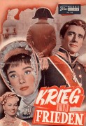 216:  Krieg und Frieden (King Vitor) (Bunt) Audrey Hepurn, Anita Ekberg, Henri Fonda, Mel Ferrer, Viittorio Gassman, John Mills, Herbert Lom, Oscar Homolka, Helmut Dantine, Barry Jones, Lea Seidl, Anna Maria Ferrero, Milly Vitale, Jeremy Brett, May Britt