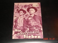2281: Díe glorreichen Sieben (The magnificent seven) (John Struges) Yul Brynner,  Charles Bronson, Eli Wallach, Steve McQueen, Horst Buchholz, Robert Vaughn, Brad Dexter, James Coburn, Rosenda Monteros