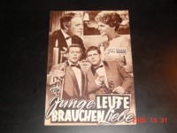 2308: Junge Leute brauchen Liebe (Geza von Cziffra) Conny Froboess, Senta Berger, Johannes Heesters, Waltraut Haas, Peter Weck, Bill Ramsey, Katharina Mayberg, Hubert v. Meyerinck