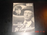 2386: Das Testament des Dr. Cordelier (Jean Renoir) Jean - Louis Barrault, Teddy Bilis, Jean Topart, Dominique Dangon, Michel Vitold, Jacques Dannoville