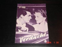2576: Verdacht ( Alfred Hitchcock ) Cary Grant,  Joan Fontaine, Sir Cederic Hardwicke, Nigel Bruce, Dame May Whitty, Heather Angel, Auriol Lee