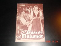 2641: Der Bauer als Millionär ( Rudolf Steinböck ) Käthe Gold,  Josef Meinrad, Paula Wessely, Renate Holm, Hans Moser, Erik Frey, Christiane Hörbiger, Franz Böheim, Erich Auer, Johannes Obonya, Ernst Anders, Otto Schenk, Hugo Gottschlich, Kurt Sowinetz, O