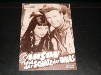 4196: Samson und der Schatz der Inkas (Piero Pierotti) Toni Sailer, Alan Steel, Wolfgang Lukschy, Brigitte Heiberg, Harry Riebauer, Anna Maria Polani, Mario Petri, Pierre Cressoy, Dada Gallotti