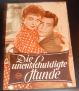 425: die unentschuldigte Stunde (Willi Forst) (SW) Adrian Hoven, Erika Remberg, Rudolf Forster, Chariklia Baxevanos, Josef Meinrad, Alma Seidler, Erik Frey, Elisabeth Epp, Ursula Herking, Elisabeth Markus, Sylvia Lydi, Kitty Stengel, Harry Payer
