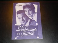 425:  die unentschuldigte Stunde (Willi Forst) (Farbe) Adrian Hoven, Erika Remberg, Rudolf Forster, Chariklia Baxevanos, Josef Meinrad, Alma Seidler, Erik Frey, Elisabeth Epp, Ursula Herking, Elisabeth Markus, Sylvia Lydi, Kitty Stengel, Harry Payer