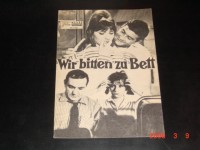 4353: Wir bitten zu Bett (Jacqueline Audry) Lino Ventura,  Daniel Gelin, Jean-Claude Brialy, Pierre Brasseur, Robert Hossein, Gilbert Becaud, Lino Ventura, Darry Cowl, Andrea Parisy, Francis Blanche, Francois Perier, Agatha Aems