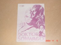 Doktor Schiwago : NFP. 4922  Klaus Kinski  Omar Sharif