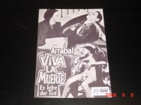 6125: Viva la Muerte, ( Es lebe der Tod )  ( Fernando Arrabal )